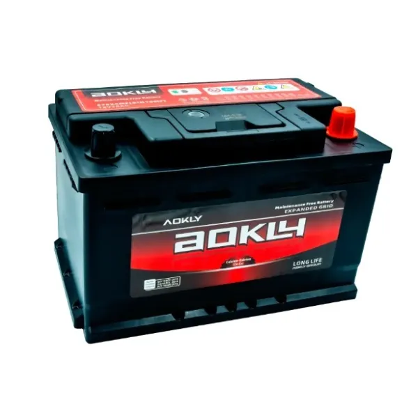 BATERIA AOKLY 70AH 650CCA POSITIVO LADO DERECHO ( - + ) ALTA